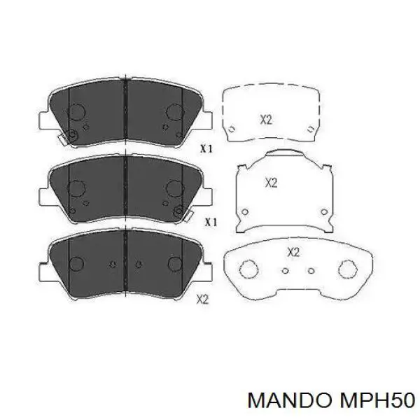 Колодки Mando MPH50 цена, от 23.81 USD