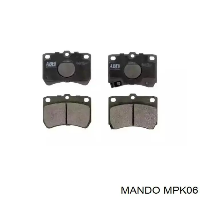 Передние тормозные колодки MPK06 Mando