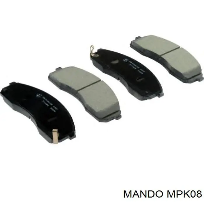 MPK08 Mando задние тормозные колодки