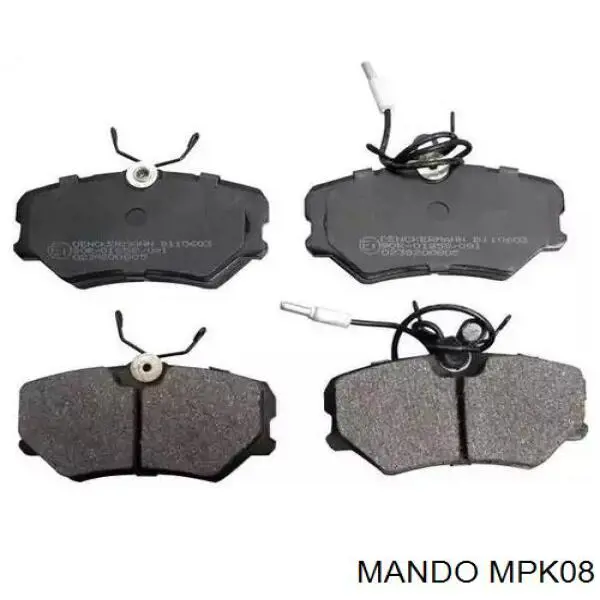 Задние тормозные колодки MPK08 Mando