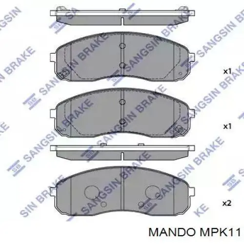 Колодки Mando MPK11 цена, от 15.84 USD