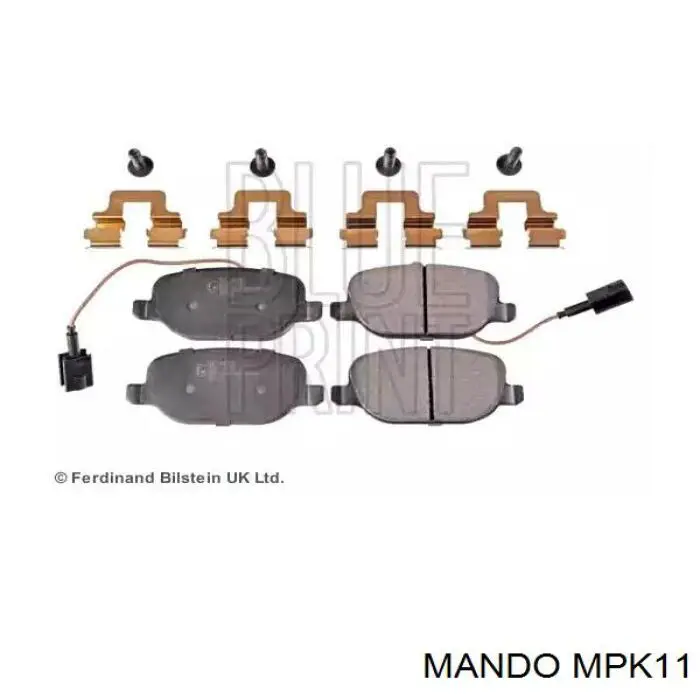 Тормозные колодки Mando MPK11