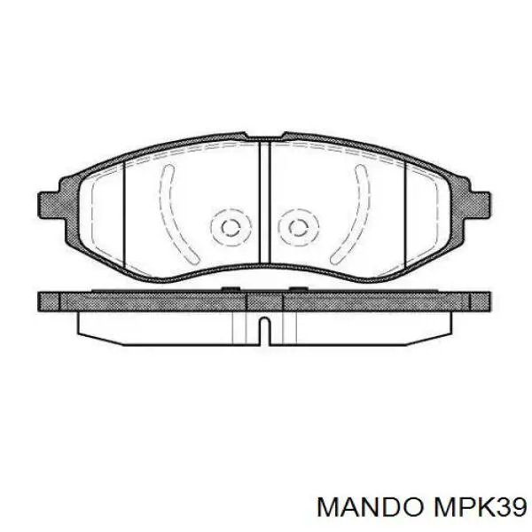 Колодки Mando MPK39 цена, от 13.95 USD