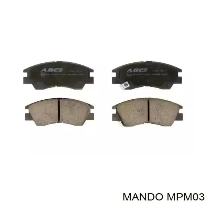 MPM03 Mando Колодки передние