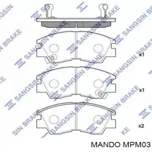 Колодки Mando MPM03 цена, от 13.95 USD