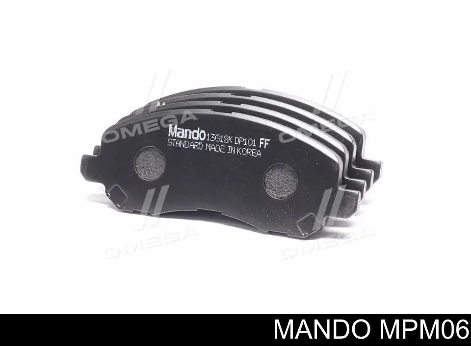 MPM06 Mando передние тормозные колодки