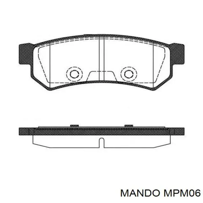 Колодки Mando MPM06 цена, от 20.90 USD
