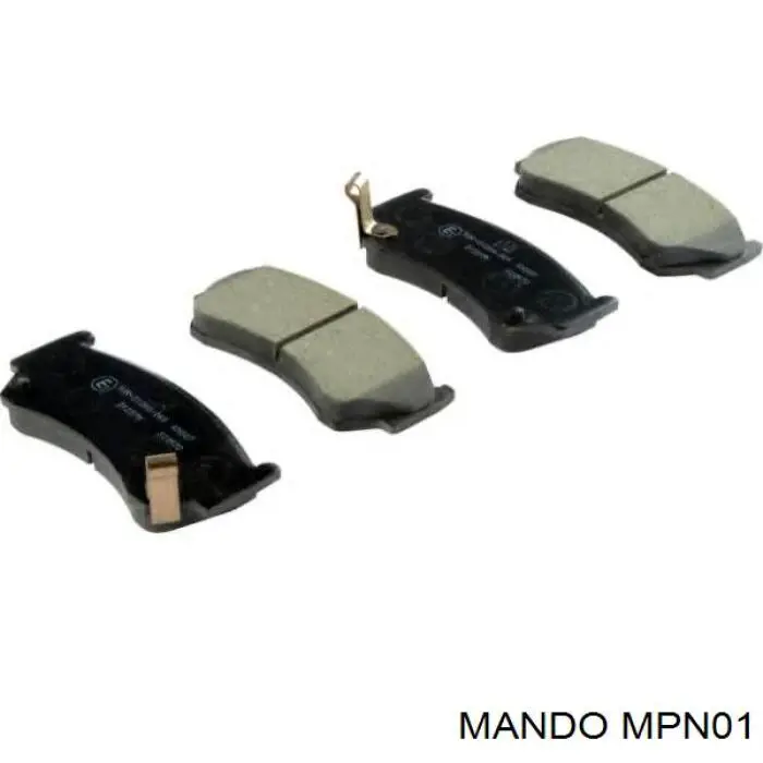 MPN01 Mando Колодки передние