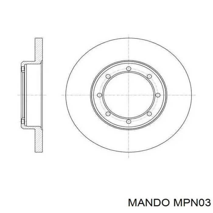 Колодки Mando MPN03 цена, от 12.32 USD