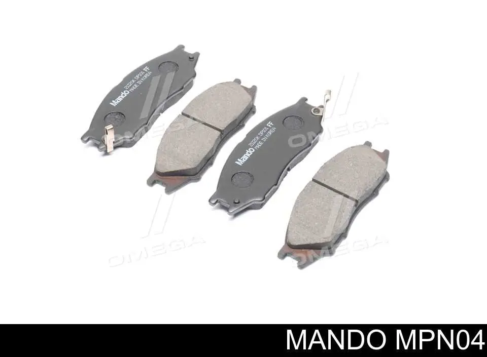 Передние тормозные колодки MPN04 Mando