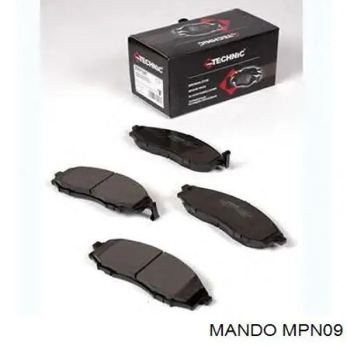 MPN09 Mando Колодки передние