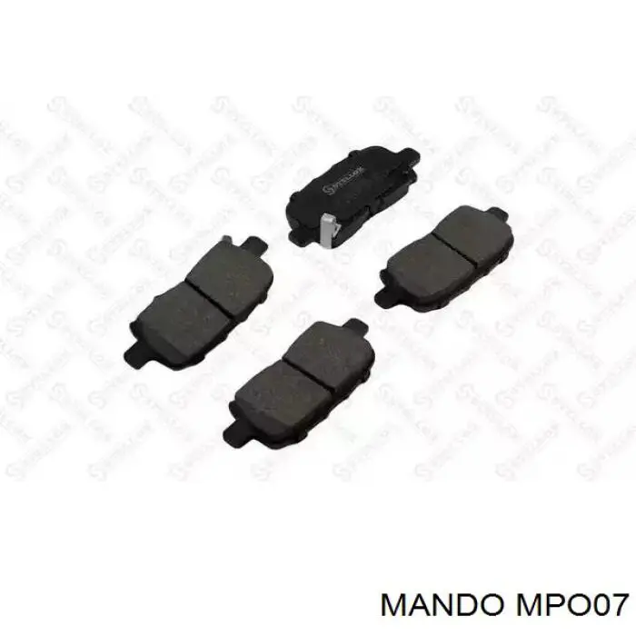 MPO07 Mando Колодки передние