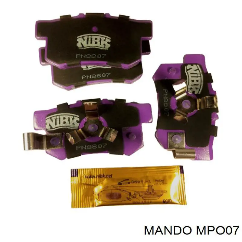 Колодки Mando MPO07 цена, от 25.98 USD