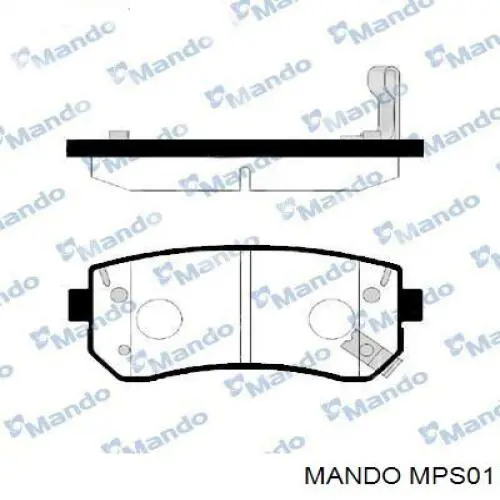 Колодки Mando MPS01 цена, от 24.12 USD