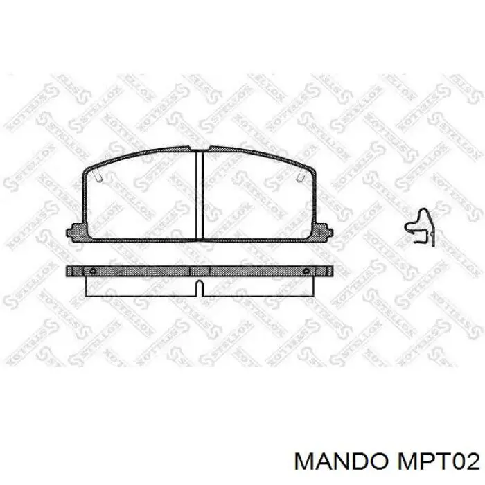 Колодки Mando MPT02 цена, от 14.91 USD