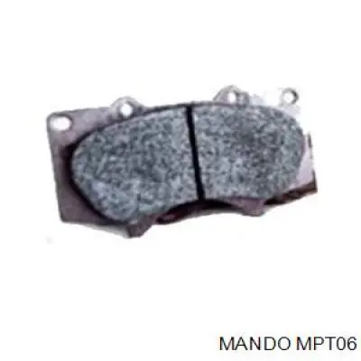 Купить MPT06 Mando Колодки тормозные