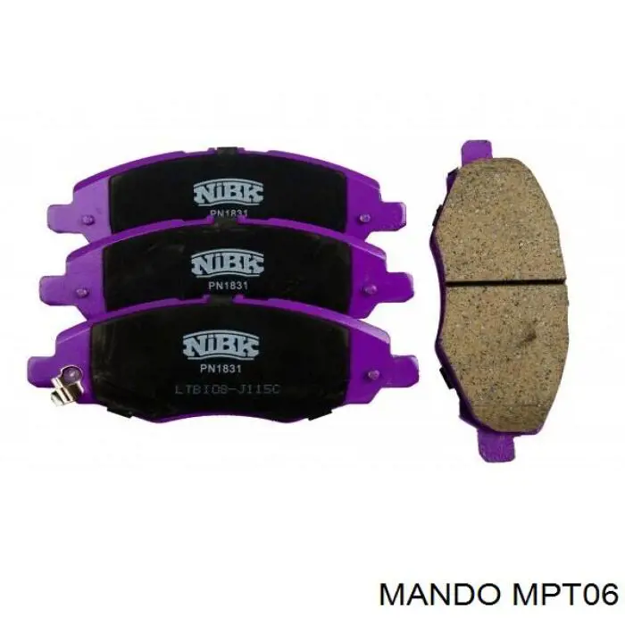 Колодки Mando MPT06 цена, от 22.15 USD