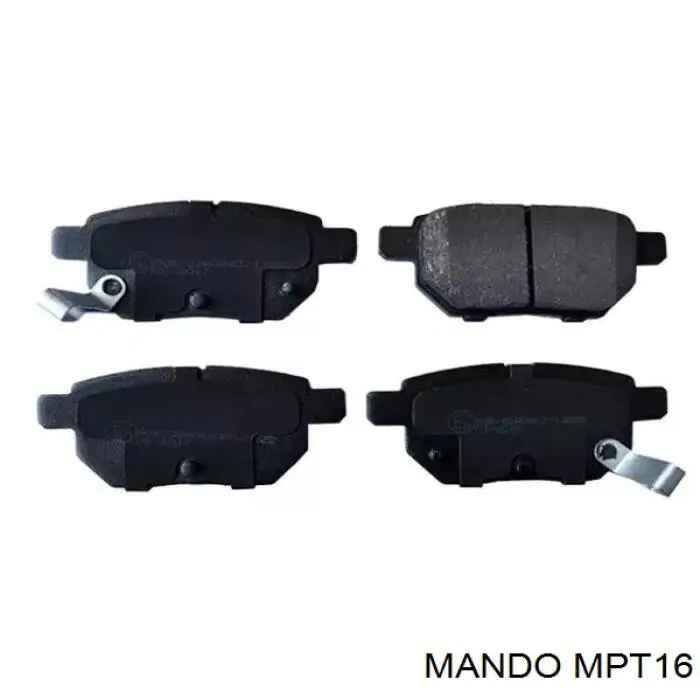 MPT16 Mando Колодки тормозные дисковые комплект