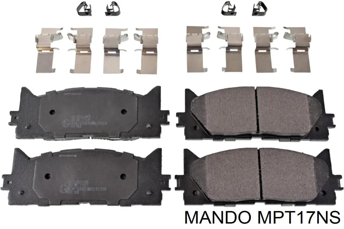 Передние тормозные колодки MPT17NS Mando