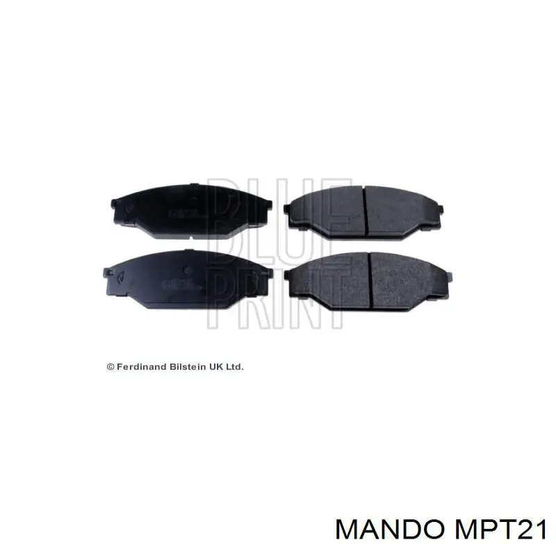 MPT21 Mando Колодки передние