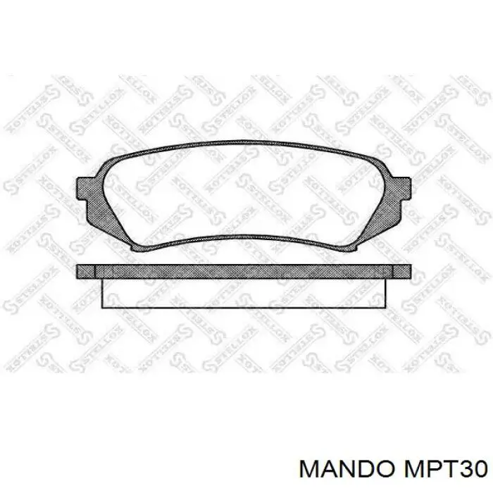 Купить MPT30 Mando Колодки тормозные