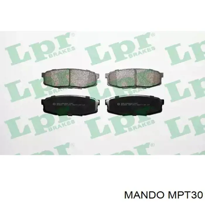 Передние тормозные колодки MPT30 Mando