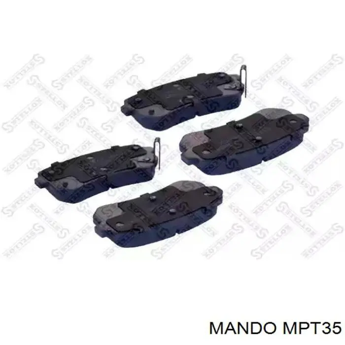 Купить MPT35 Mando Колодки тормозные задние, дисковые