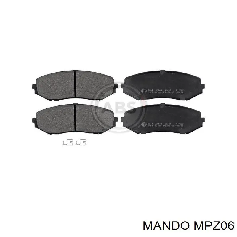 Pastillas de freno delanteras MPZ06 Mando