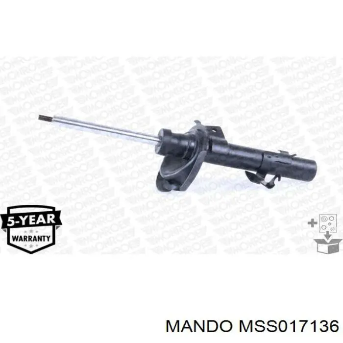 MSS017136 Mando амортизатор передний левый