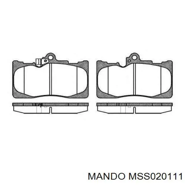 Амортизатор передній, правий MSS020111 Mando