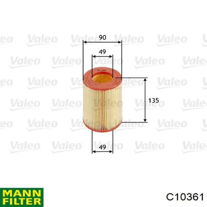 C10361 Mann-Filter воздушный фильтр