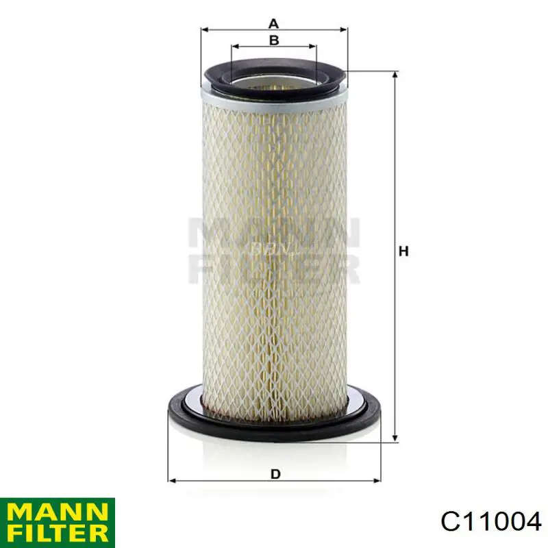 C11004 Mann-Filter воздушный фильтр