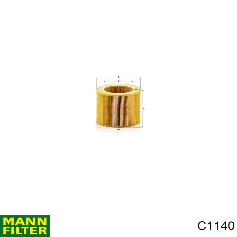 C1140 Mann-Filter воздушный фильтр