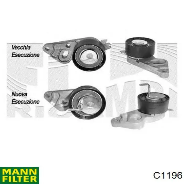 Элемент воздушного фильтра Mann-Filter C1196 цена, от 14.97 USD