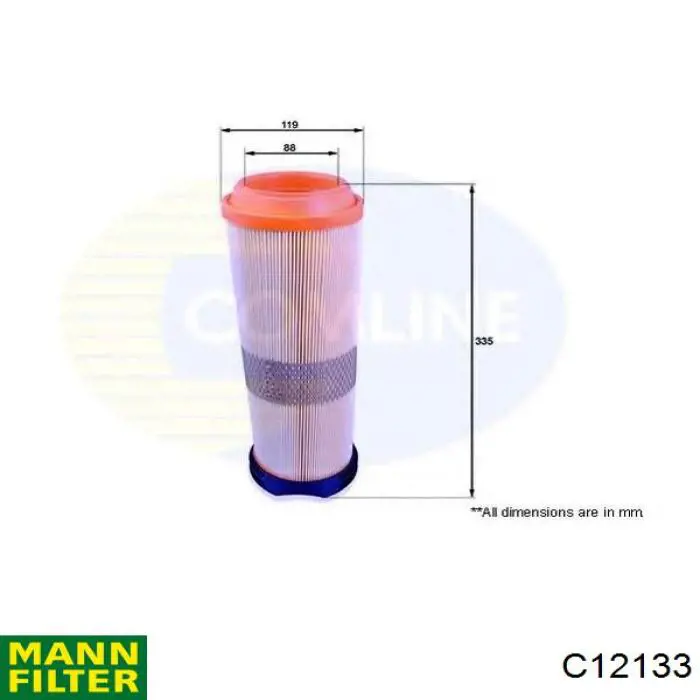 Купить C12133 Mann-Filter Автомобильный фильтр воздуха