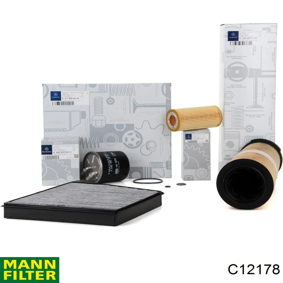 Элемент воздушного фильтра Mann-Filter C12178 цена, от 19.13 USD