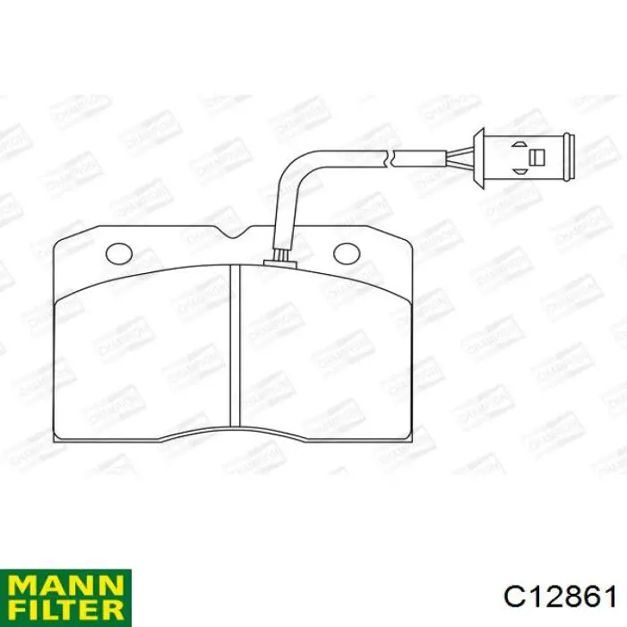Фильтр воздушный Mann-Filter C12861
