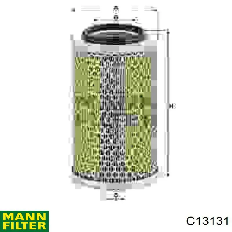 C13131 Mann-Filter Воздушный фильтр двигателя