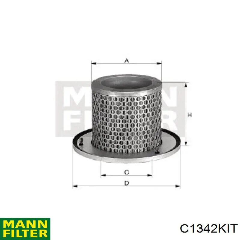 Элемент воздушного фильтра Mann-Filter C1342 цена, от 40.69 USD