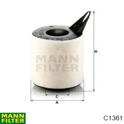 C1361 Mann-Filter воздушный фильтр