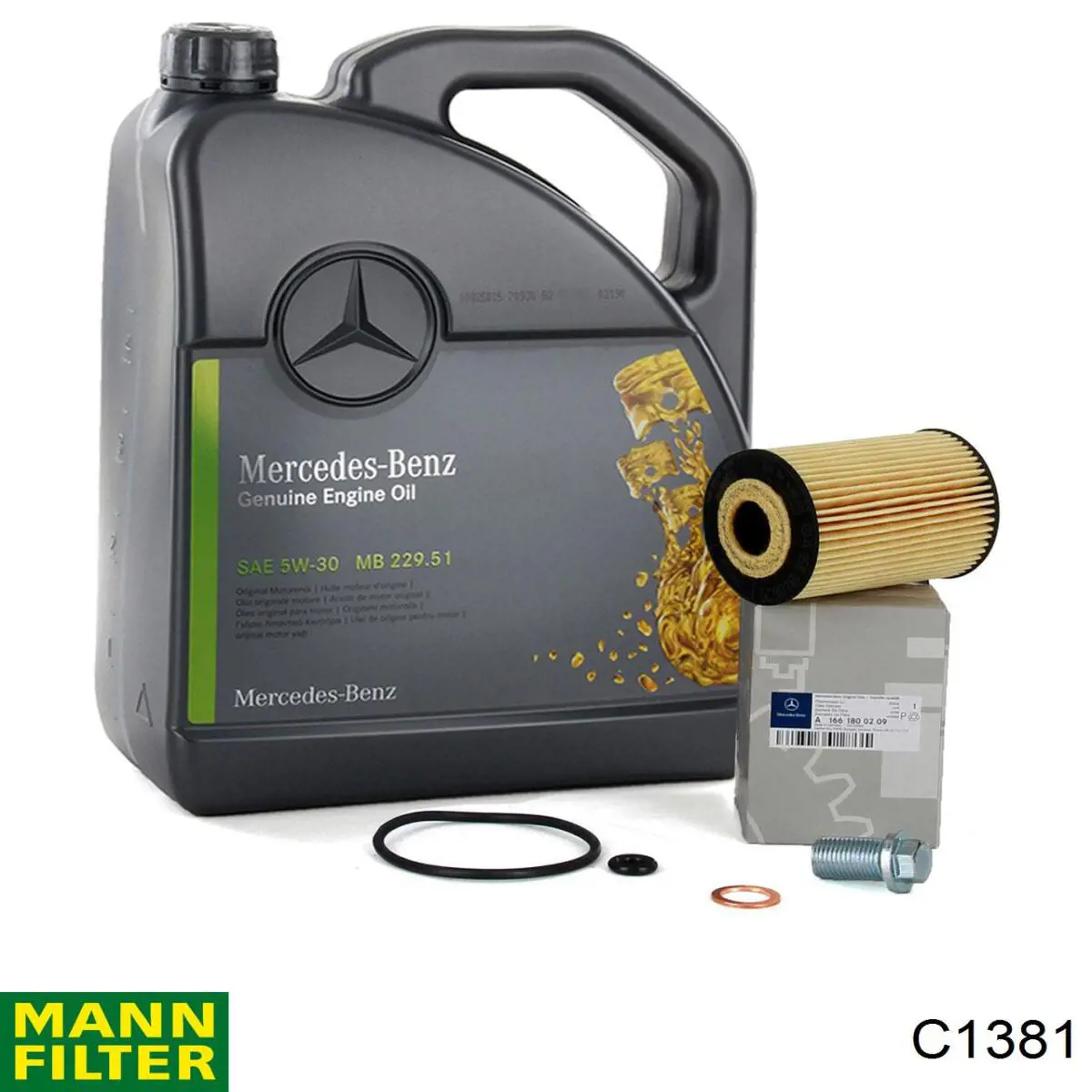 Купить C1381 Mann-Filter Автомобильный фильтр воздуха