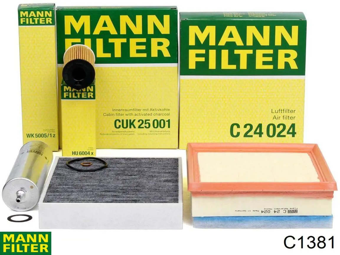 Элемент воздушного фильтра Mann-Filter C1381 цена, от 10.82 USD