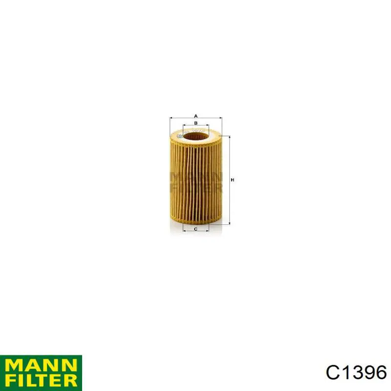 Купить C1396 Mann-Filter Автомобильный фильтр воздуха