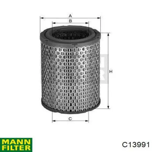 C13991 Mann-Filter воздушный фильтр