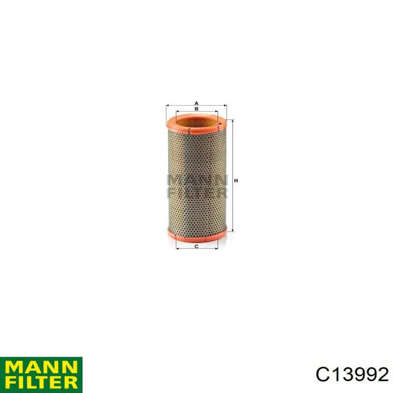 Элемент воздушного фильтра Mann-Filter C13992 цена, от 14.54 USD