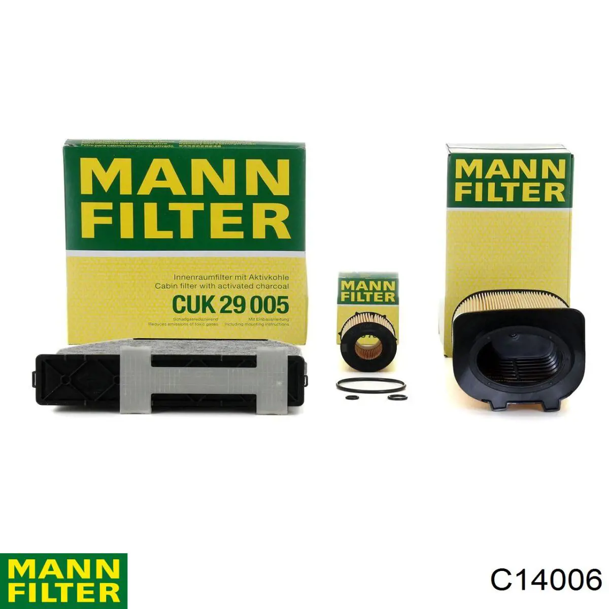 Фільтр повітряний C14006 Mann-Filter