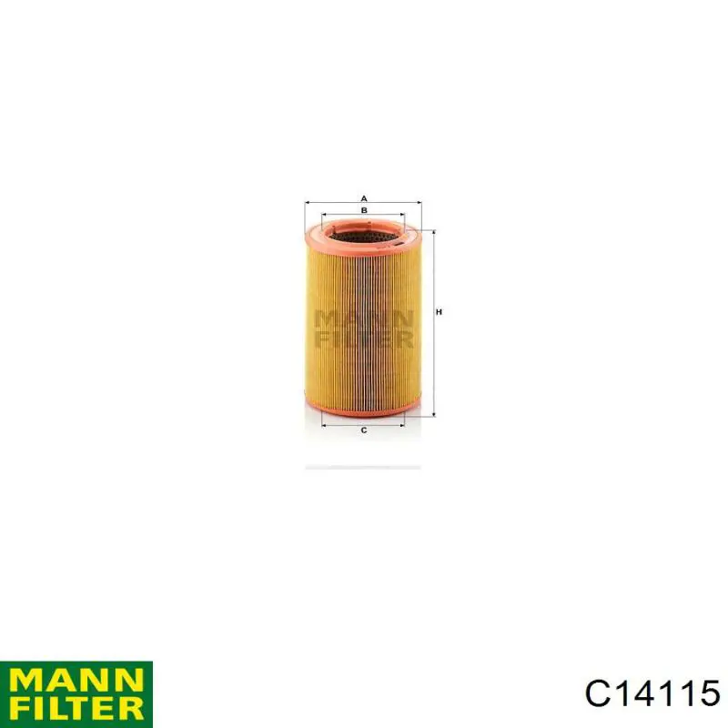 C14115 Mann-Filter воздушный фильтр