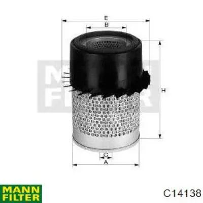 AF0158 Delphi Воздушный фильтр двигателя