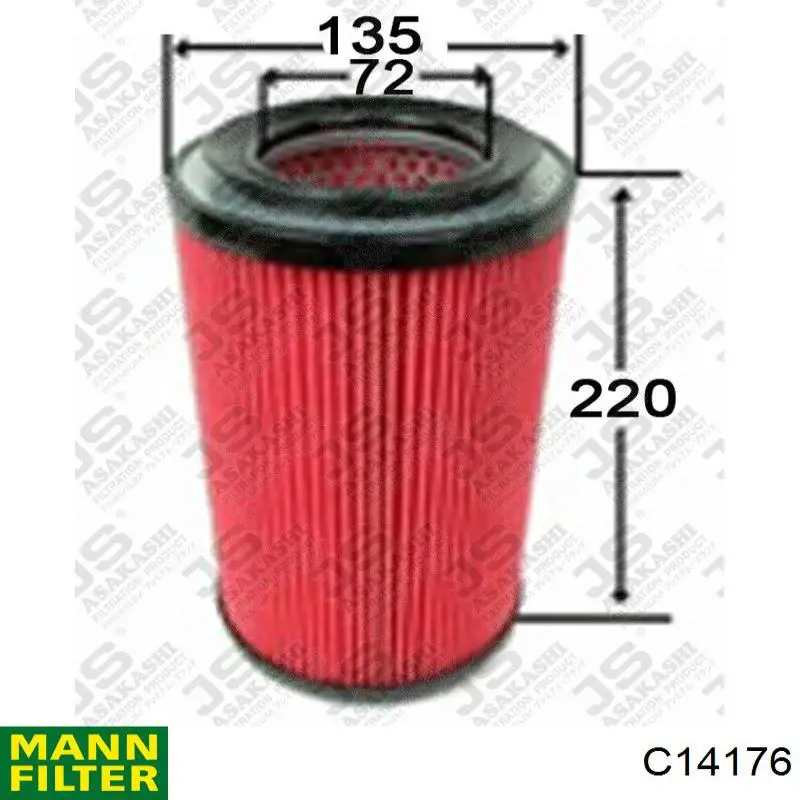 Воздушный фильтр C14176 Mann-Filter