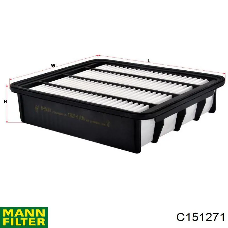 Купить C151271 Mann-Filter Автомобильный фильтр воздуха